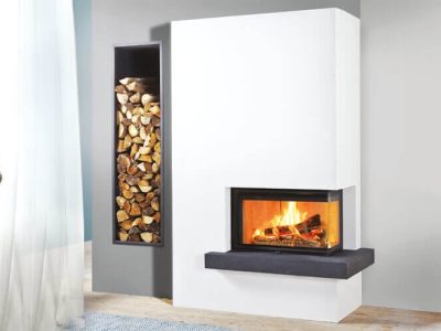 Cheminée à foyer, Matisse CV de chez Turbofonte